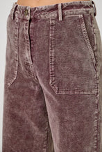 Mystree Washed Corduroy Trousers - Washed Green, Washed Black or Washed Choco