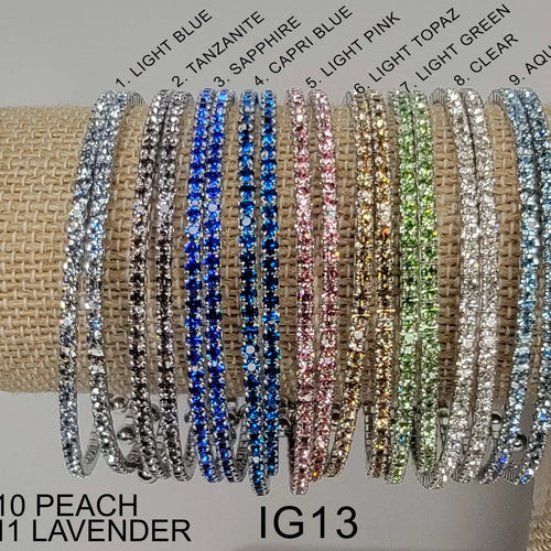 Silver Metal Bracelet - Assorted Colors