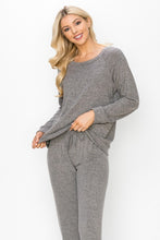 BRUSHED SOFT HACCI  L/S CREW RAGLAN - ASSORTED COLORS
