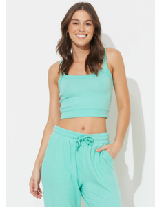 Ocean Drive Tropical Green Hacci Binding Tank