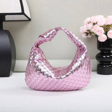 Hand Woven Metallic Mini Hobo - Assorted Colors