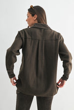 Terrain mix Corduroy & Fleece Shacket - Dark Olive or Fog