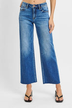 Risen Tummy Control Mid Rise Crop Wide Clean Cut Hem