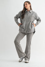 Terrain mix Corduroy & Fleece Shacket - Dark Olive or Fog