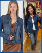 Tencel Denim Jacket Classic Year Round Basic - Black, Grey or Dark Denim
