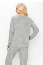 BRUSHED SOFT HACCI  L/S CREW RAGLAN - ASSORTED COLORS