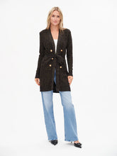 SIX FIFTY Samantha Lurex Front Tie Cardigan - Black