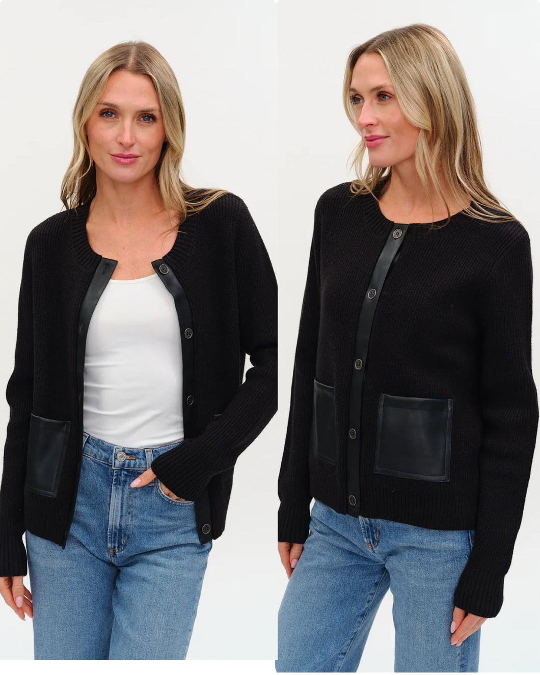 SIX FIFTY Natalia Cardigan - Black