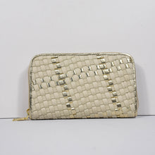 Neoprene Handwoven Wallet w/ Metallic Detailing - Assorted Colors