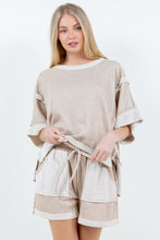 Loop Terry Cont Pocket Shorts - Taupe