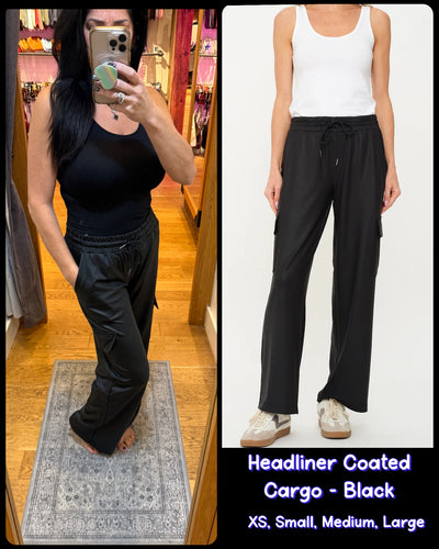 SIX FIFTY Headliner Coated Cargo - Black