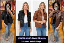 SIX FIFTY JENNIFER JACKET- BLACK OR BROWN