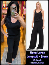 SIX FIFTY Nova Lurex Jumpsuit - Black