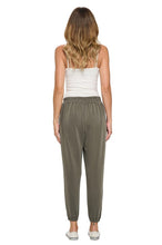 Ariella Drawstring Jogger With Pockets - Brown or Olive