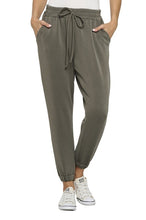 Ariella Drawstring Jogger With Pockets - Brown or Olive