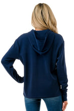 Ariella Hoodie W/ Sequin Detail - Black, Chocolate, Wine or Navy