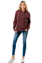 Ariella Hoodie W/ Sequin Detail - Black, Chocolate, Wine or Navy