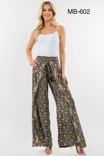 Wrap Pant - Black/Gold