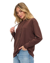 Ariella Hoodie W/ Sequin Detail - Black or Chocolate