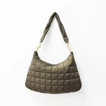 Nylon Quilted Puffer Shoulder Bag - Assorted Colors