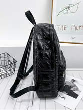 Metallic Quilted Puffer Backpack - Assorted Colors