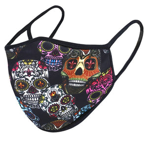 Adult Sugar Skulls Face Mask