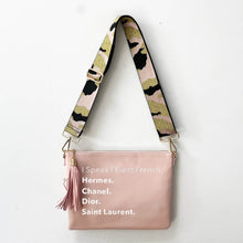 I Speak French Vegan Leather Clutch/ Crossbody - Assorted Colors