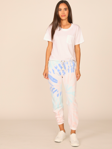 Ocean Drive Coastal Reef Tiedye Burnout Jogger