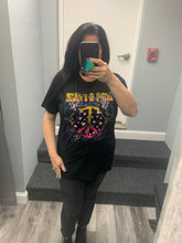 LOVE & PEACE GRAPHIC TEE - BLACK OR CHARCOAL