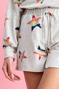 Rainbow Star Shorts - Blue/Pink or Blue/Pink/Yellow
