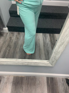 OCEAN DRIVE TERRY CLOTH JOGGER- AQUA