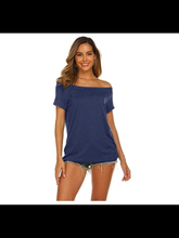 Short sleeve solid top - Black, Green, Burgundy, Charcoal or Blue
