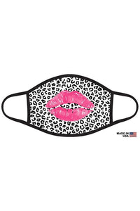 Léopard Lips 💋Graphic Printed Face Mask Unisex Adult