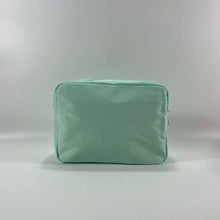 X-Large Nylon Zippered Cosmetic Bag - Assorted Colors