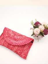 Handmade Woven Straw Clutch Rattan Bag