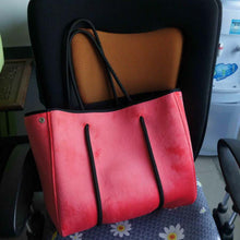 Velvet Soft Surface Neoprene Tote Bag - Assorted Colors
