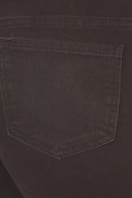 Black Denim Low Rise Jeans With Slashes