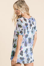 LEOPARD PRINT LOW GAUGE DEEP U-NECK TOP - ASSORTED COLORS