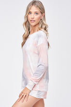 Tie dye lounge wear set - Olive/Aqua/Pink or Grey/Pink Smoke.