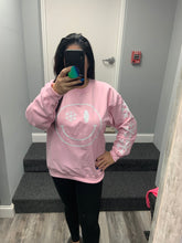 Smile Snowflake Sweatshirt - Light Pink