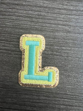 Mint/Yellow Letter Patch Stickers