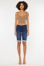 KANCAN MID RISE DENIM BERMUDA SHORTS