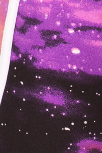 Purple Galaxy Shorts