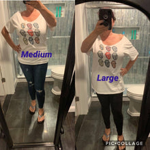 Off the shoulder Tongue Collage tee 👅 Clearance Final Sale! Was $28 Now $20