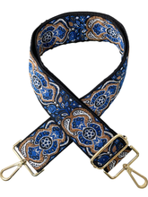 Nubuck Suede Vegan Messenger w/ Abstract Strap - Sand