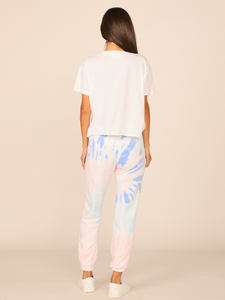 Ocean Drive Coastal Reef Tiedye Burnout Jogger
