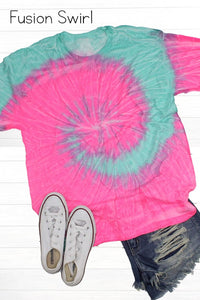 Blank Tie Dye - Fusion Swirl 💙💗