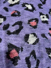 LEOPARD HACCI DEEP U-NECK TOP - LAVENDER 💜