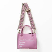 I Speak Fluid French Mini Tote - Assorted Colors