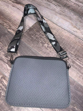 Small Neoprene Crossbody with Strap - Assorted Solid Colors